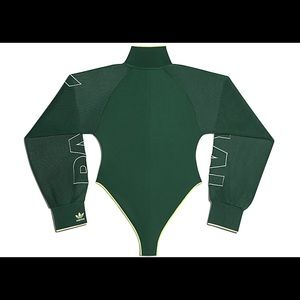 Ivy Park x Adidas Mesh Sleeve BodySuit (Plus Size)